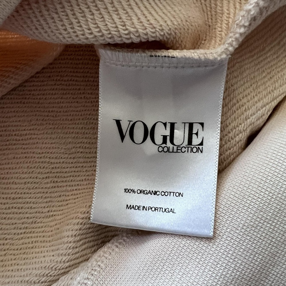Vogue Collection Logo Sweatshirt Womens XL Pink Cotton Crewneck Pullover - Picture 7 of 14